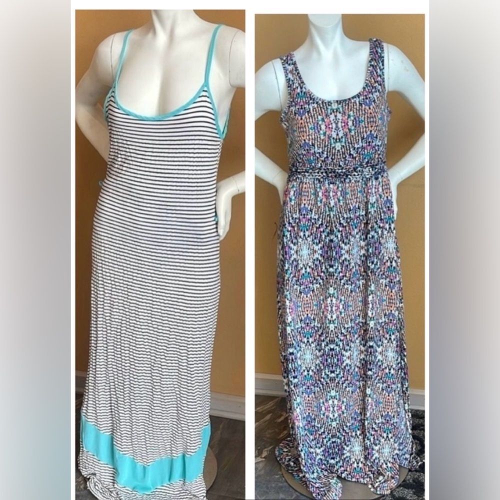 12pm by Mon Ami & Mudd 2 DRESS BUNDLE - Maxi Summer Dresses size M/6
